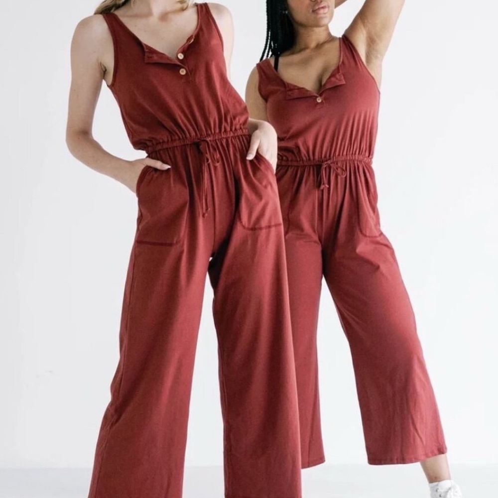 Imbodhi Ella Women's Rust Jumpsuit